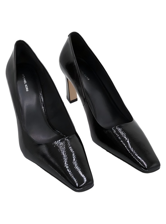Michael Kors Shoes - Michael Kors Darrah Pointed Toe Crinkled Patent Leather Pump Black Size 10M